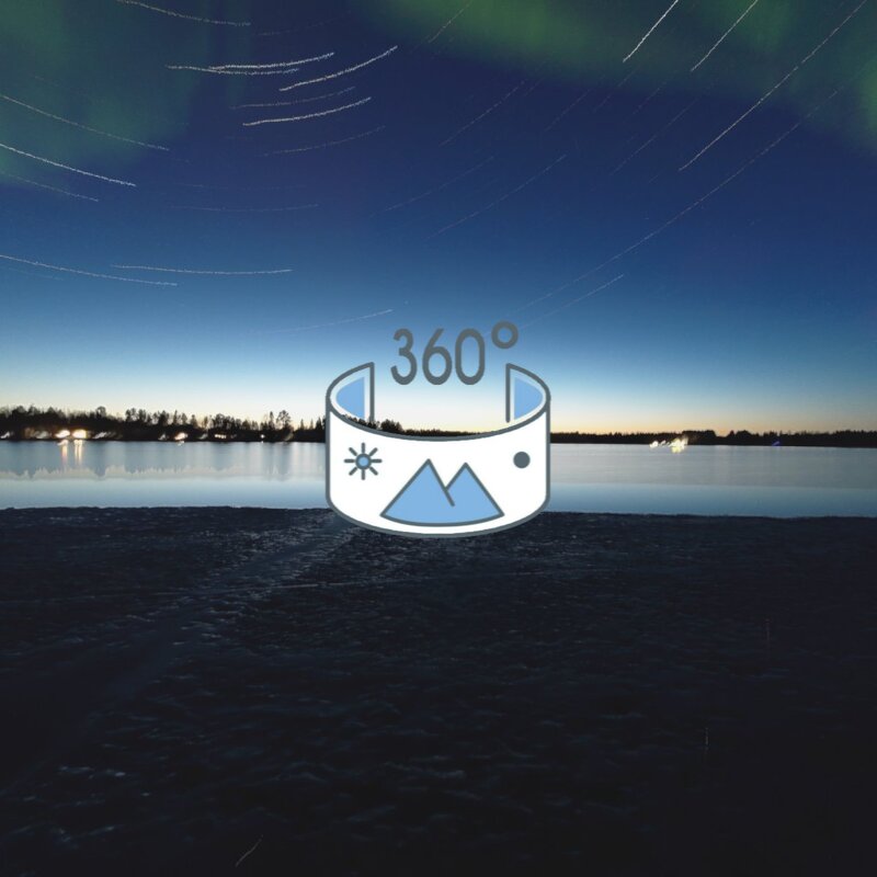 Aurora sunrise - long exposure