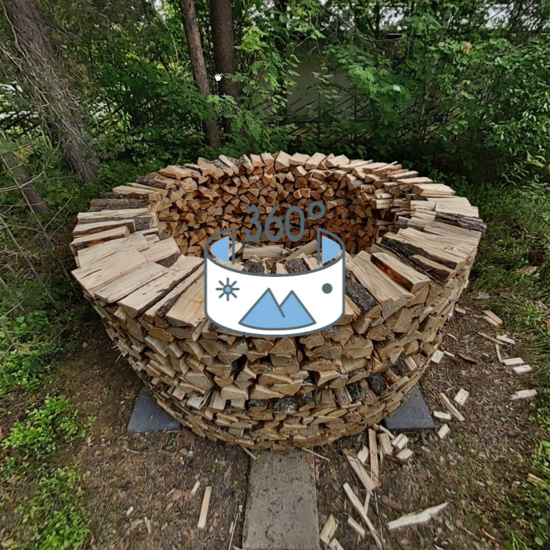 Leveled Norwegian wood stack #1